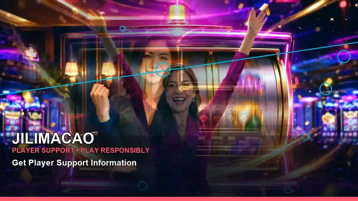 JILIMACAO mobile casino first deposit rewards featuring an adult Filipina casino host with a centered composition