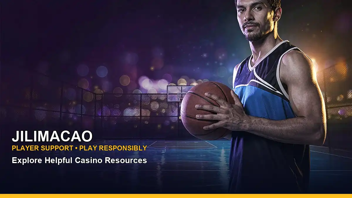 JILIMACAO basketball player online sports betting highlighting mobile-friendly casino play